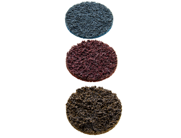 Disque non tissé abrasif rouge grain moyen d50