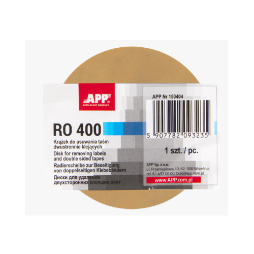 Disque gomme pour enlever rapidement double face