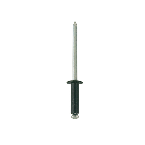 Rivet Fleur laqué noir 4x14 100 pièces